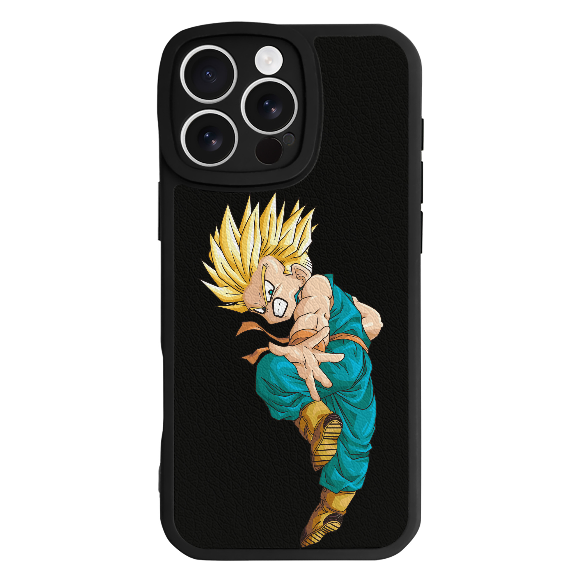（画像用） ドラゴンボール DRAGON BALL 【iPhone 16シリーズ対応】シリコンスマホケース（レザー調） 材質：シリコン